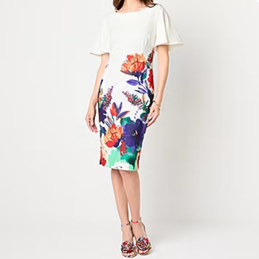 Floral Print Women's sheath dress